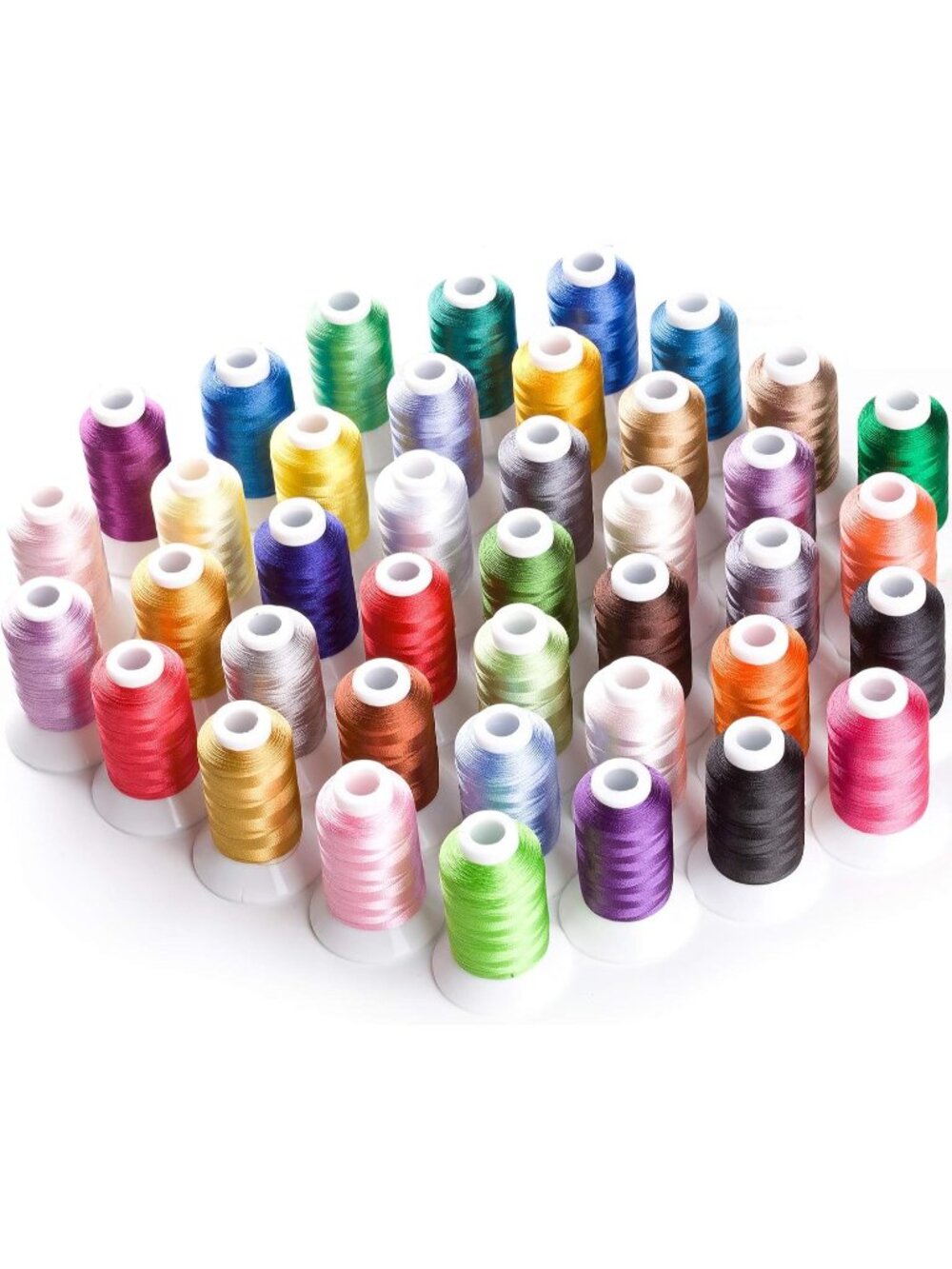 New 40 Colors Polyester Embroidery Machine Thread Kit